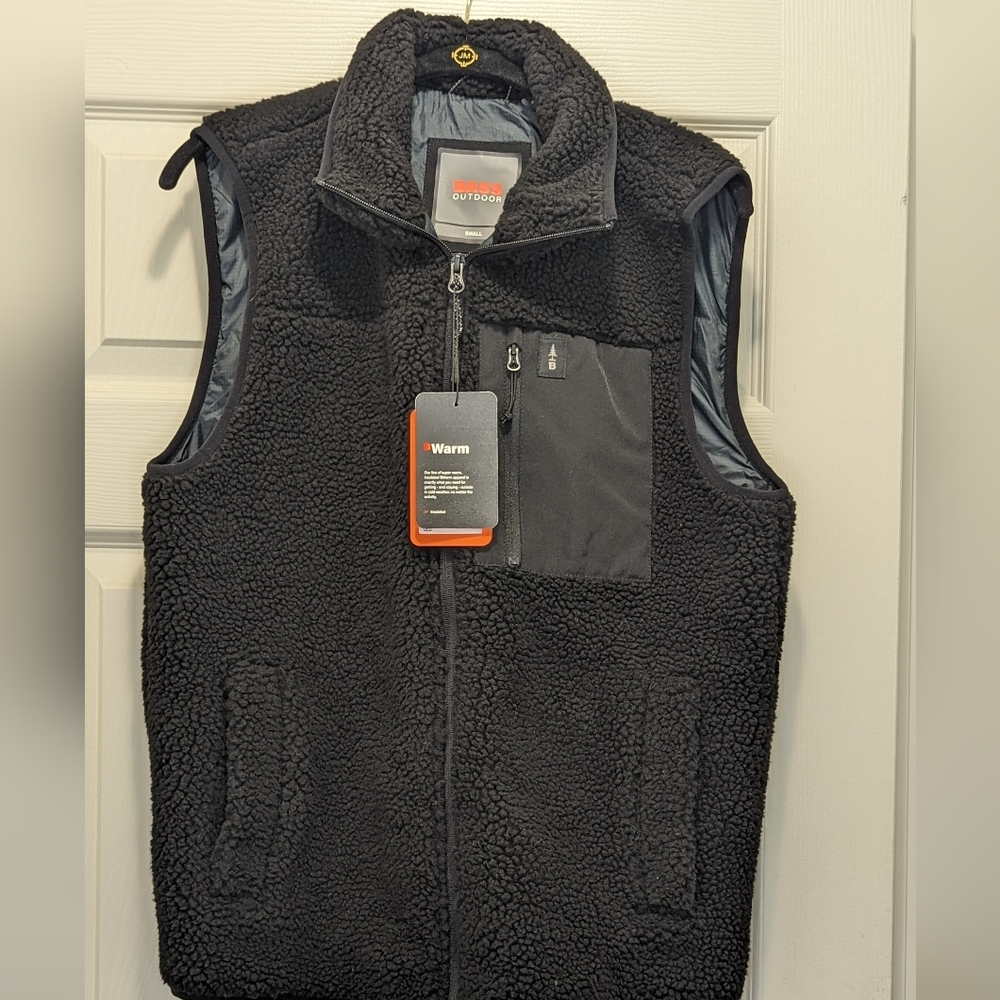 Bass Outdoor Coastal Fleece Full Zip Vest NWT